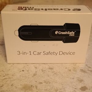 New In Box, Never Used; CrashSafe Mini 3-in-1 Car Safety Device